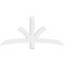 Ekena Millwork Davenport Architectural Grade PVC Gable Bracket, 60"W x 27 1/2"H x 2"D x 4"F, 11/12 Pitch GBP060X28X0204DAV00 - alternate 2